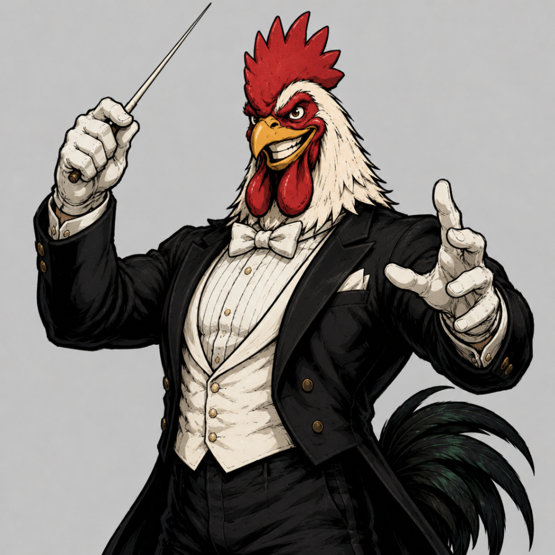 TALVX13 rooster archetype artwork