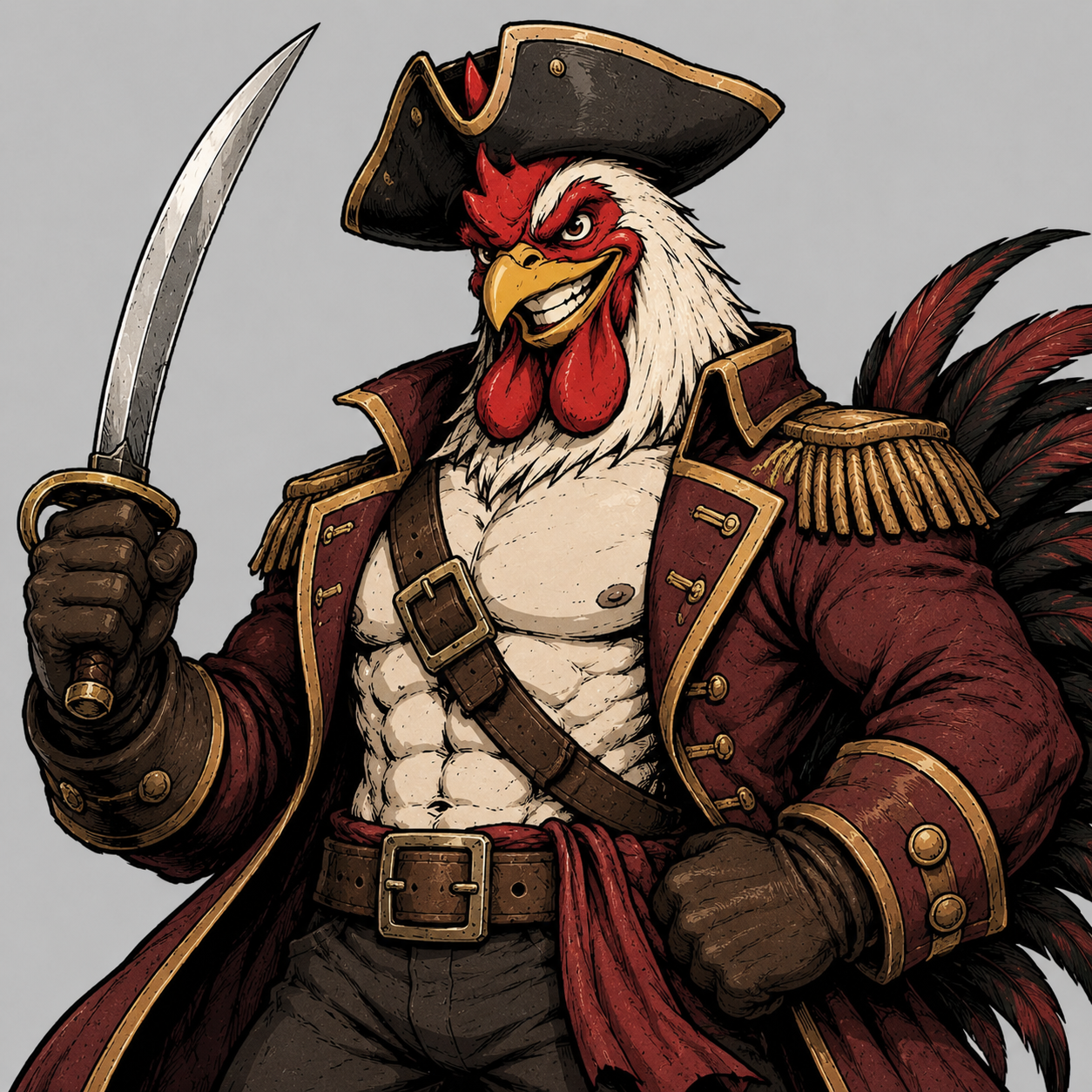 TALVX13 rooster archetype artwork
