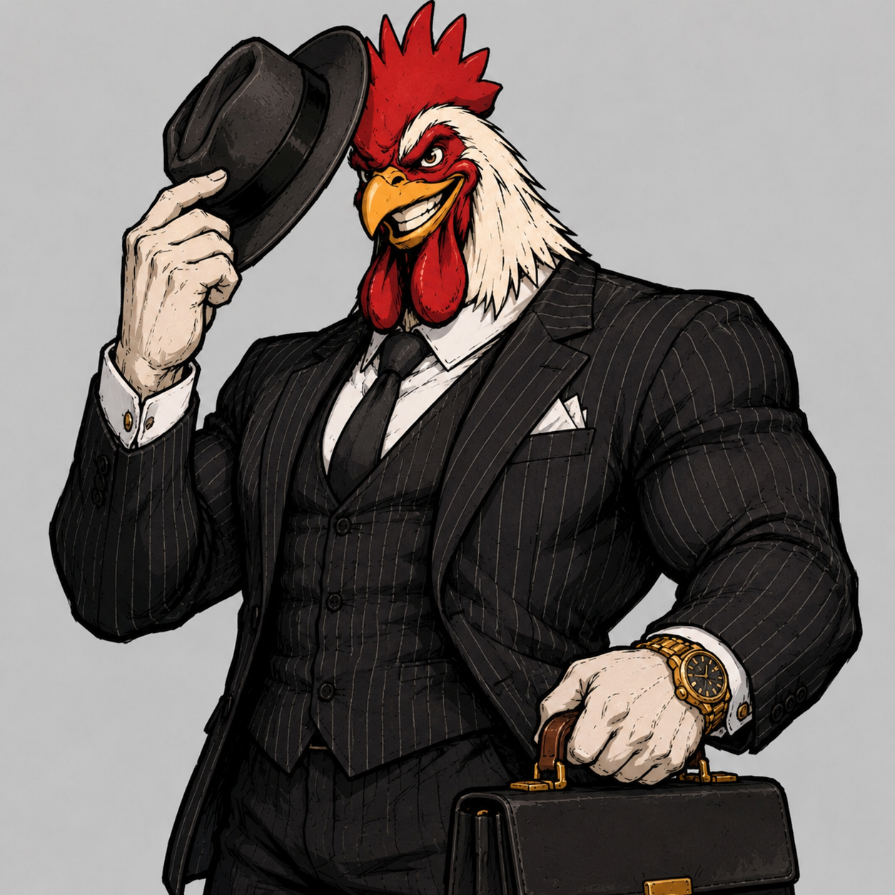 TALVX13 rooster archetype artwork