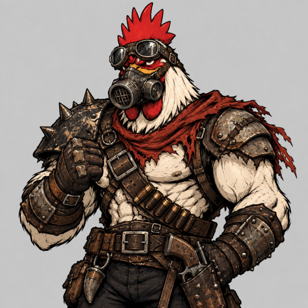 TALVX13 rooster archetype artwork