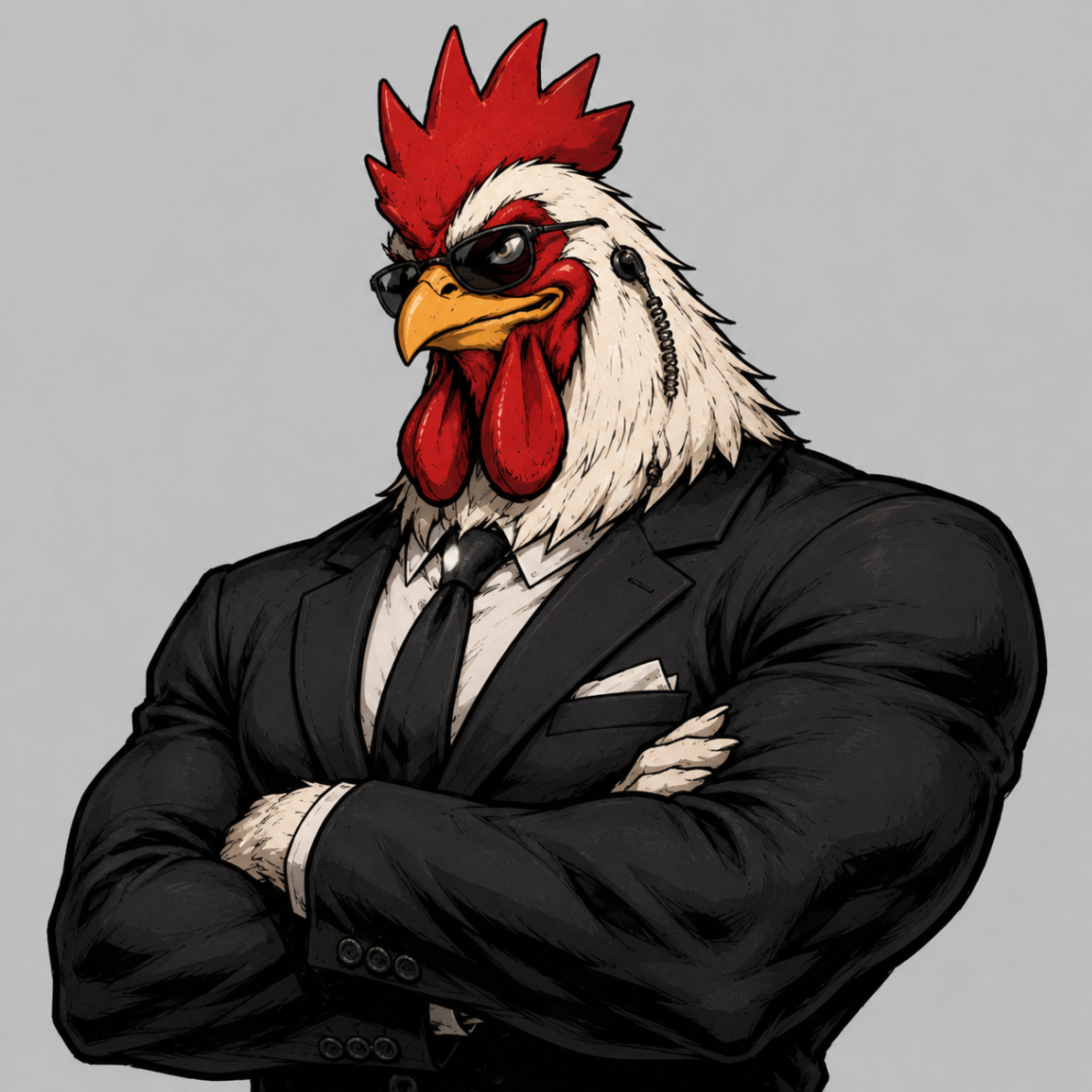 TALVX13 rooster archetype artwork